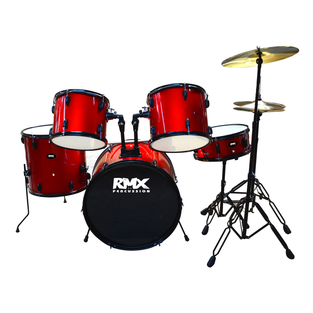BATERIA 5PCS.PLAT+ PISO(ROJA.)RM-802RD RMX            