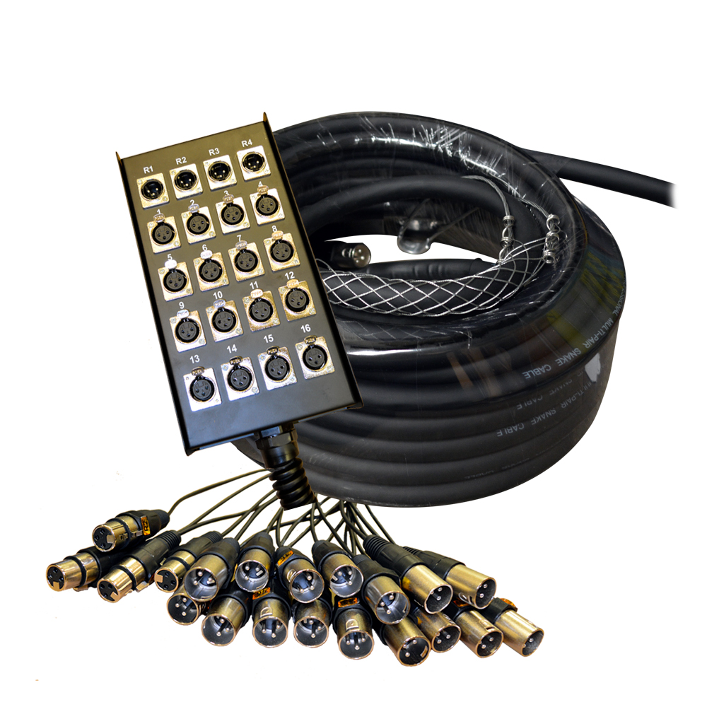 CABLE MULT.30MTS.16XLR / 4XLR MACHO CARVER        