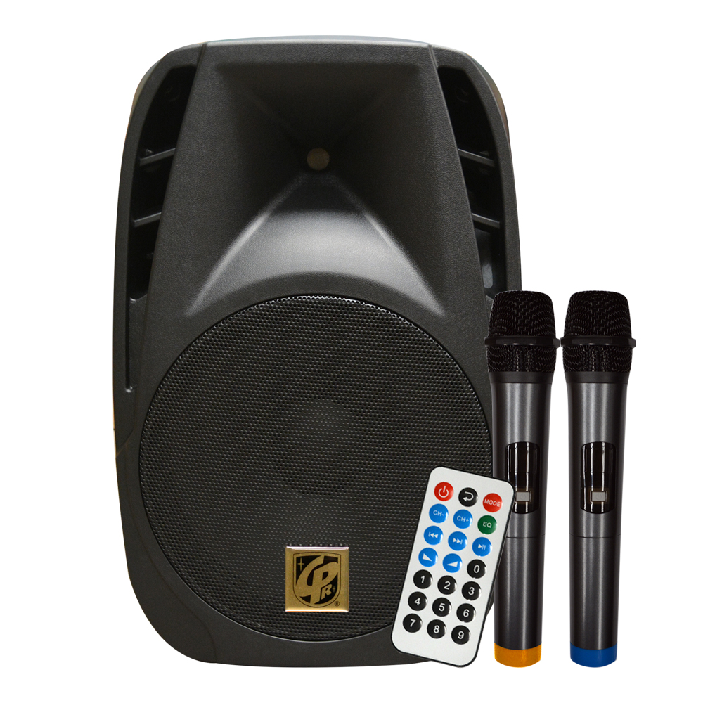 CAJA ACUST.PARLANTE PORT.15 C/2MIC. YNPW-15-2MIC CIPRIANI