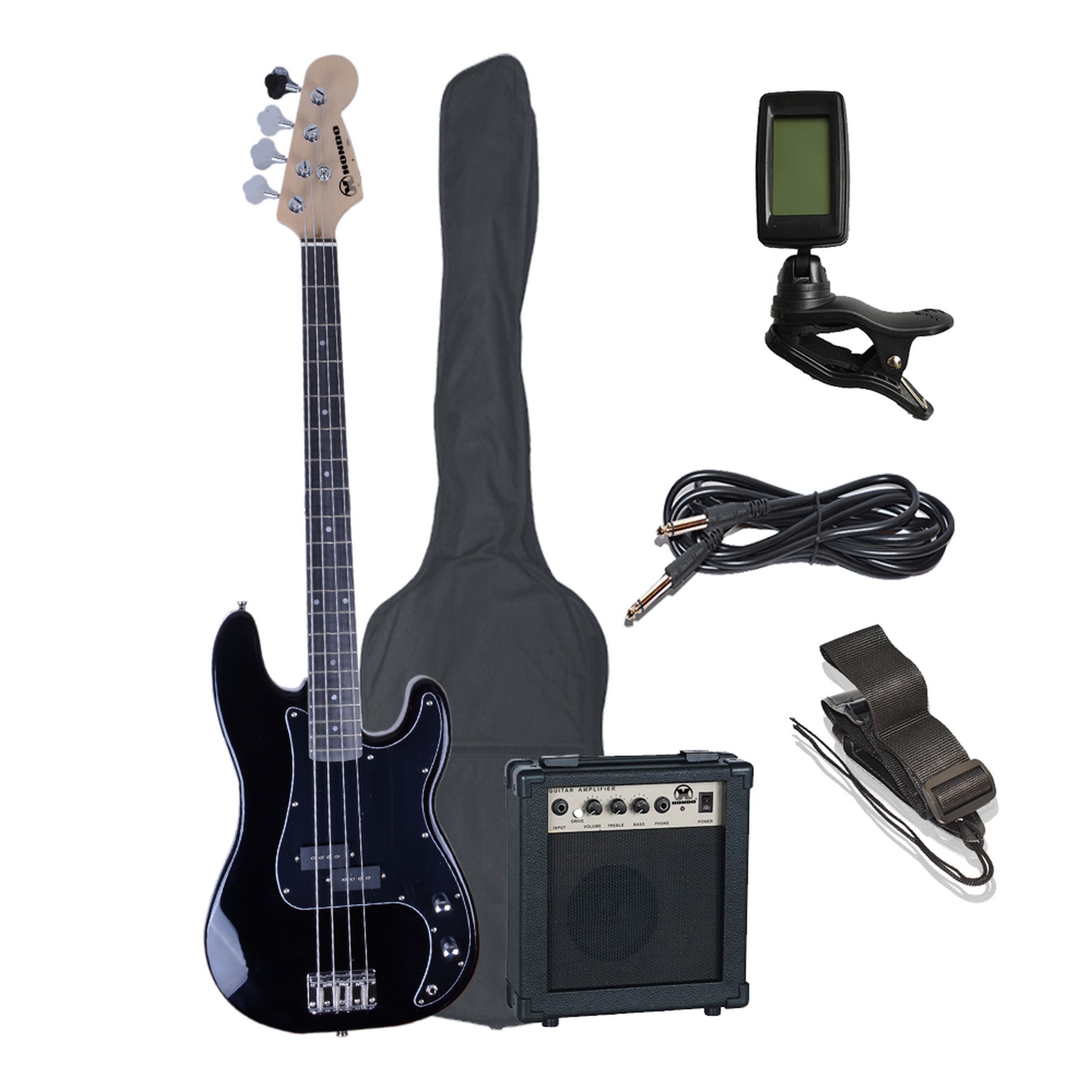 PACK DE BAJO COLOR NEGRO HGP-700 HONDO 