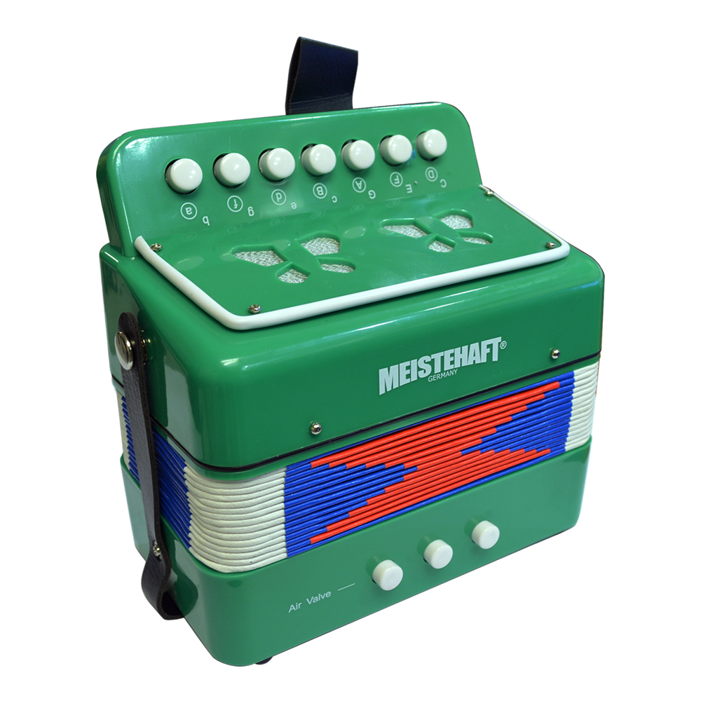 ACORDEON NIÑO 3 BAJOS VERDE MT-2018 MEISTEHAFT     