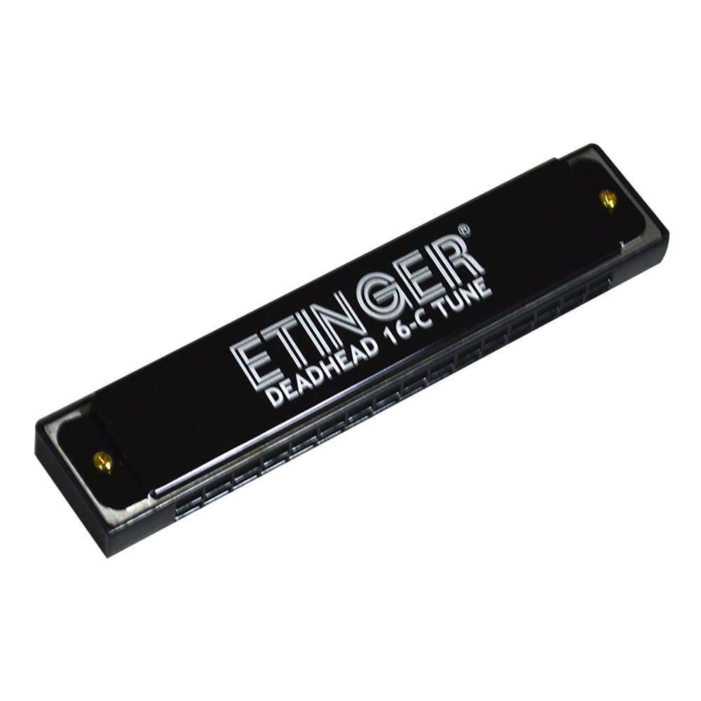 ARMONICA 16N C "DEADHEAD" NEGRA ETINGER