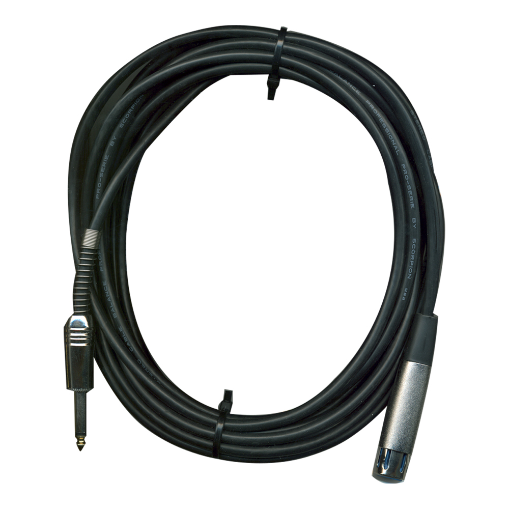 CABLE A3F-P/6.3MM 6MT/20FT.C-222/20FT SCORPION    