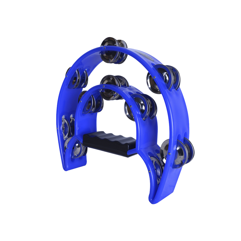 PANDERO TR-4 AZUL (1/2LUNA DOBLE )RMX             