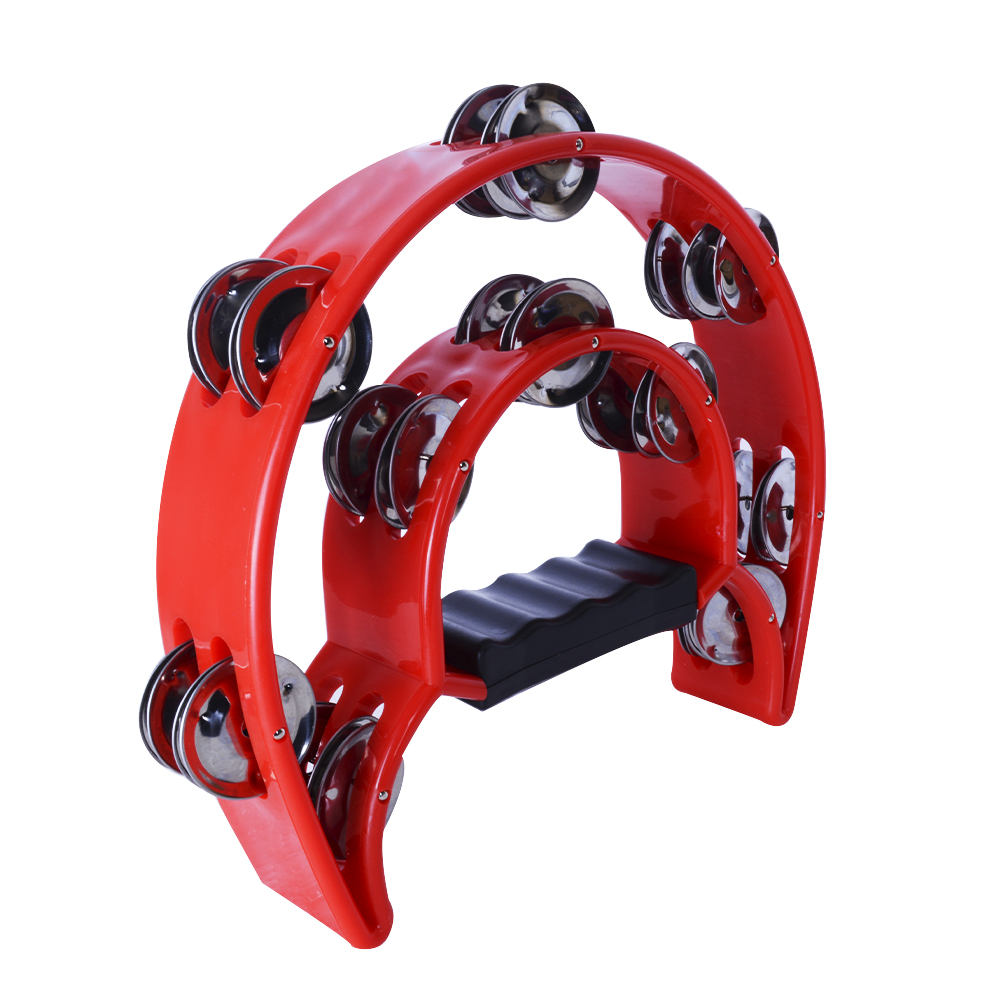 PANDERO M/LUNA ROJO DOBLE STR-44K/RD SCORP        