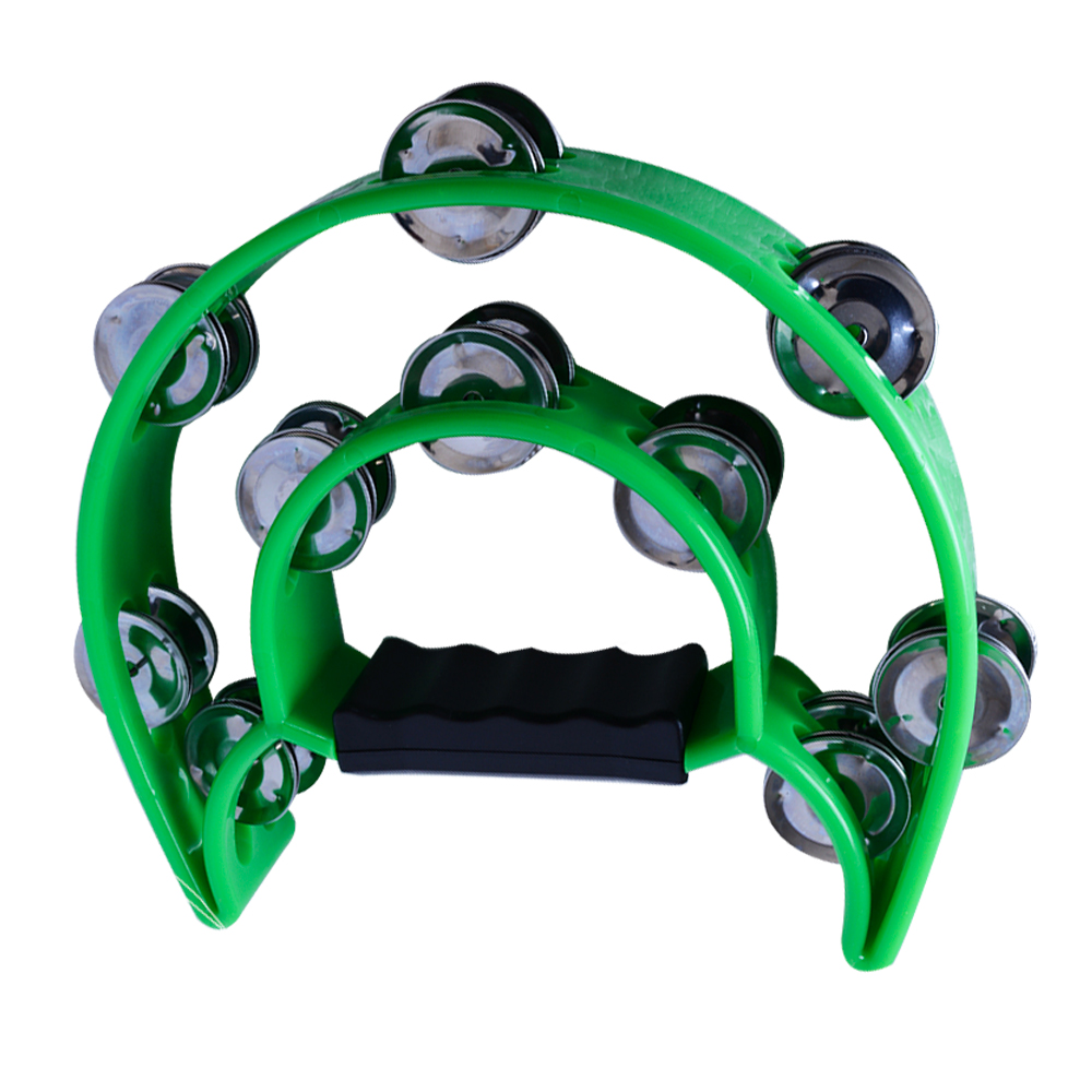 PANDERO M/LUNA VERDE DOBLE STR-44K/GR SCORP       