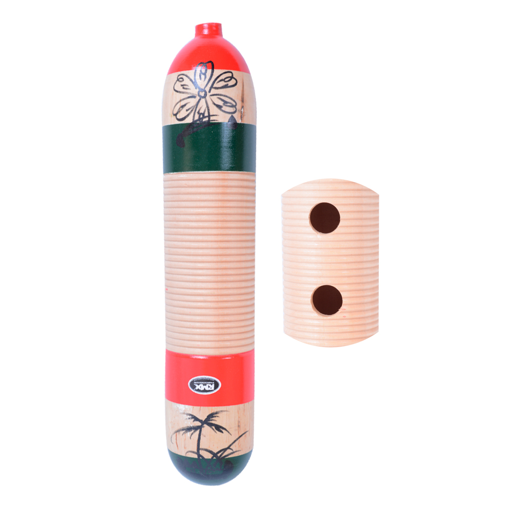 GUIRO MADERA TORPEDO 35CM MOD.RE-34 RMX                              