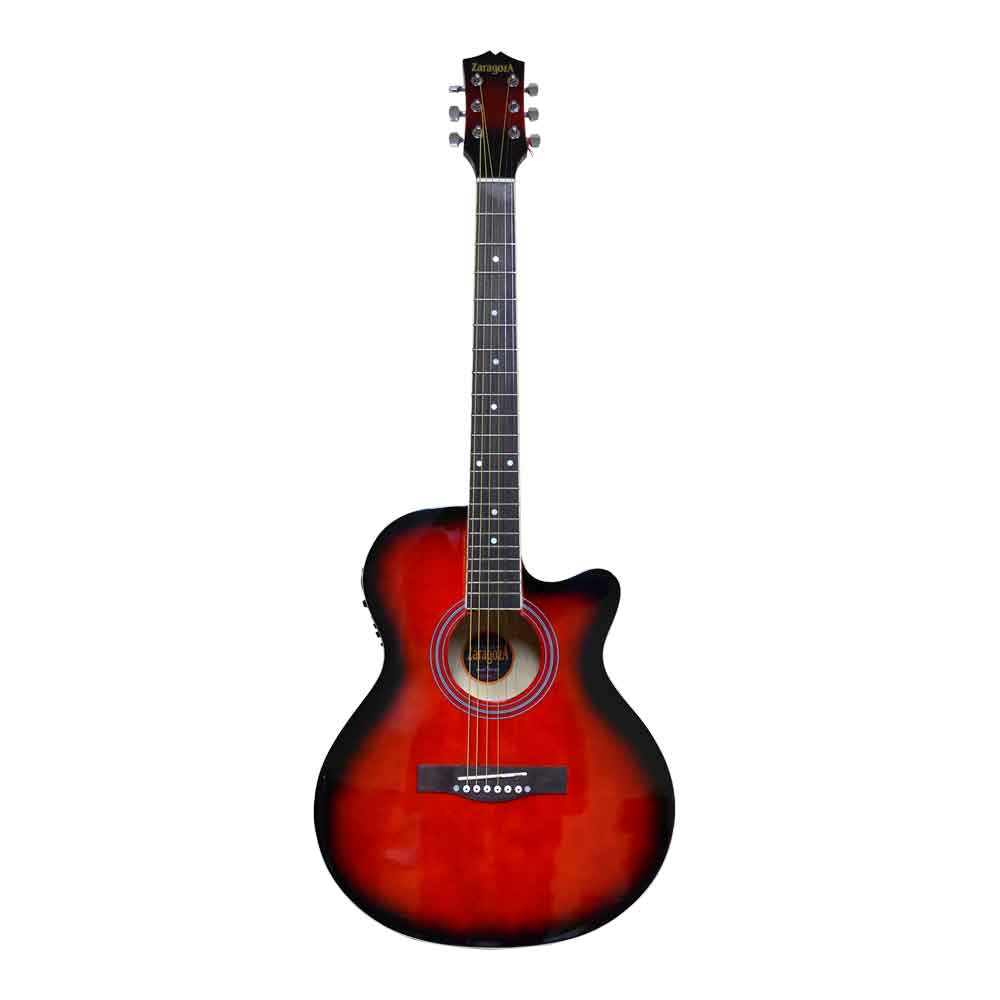 GUITARRA E/ACUS. ZA-521CEQ/RD ROJA ZARAGOZA           
