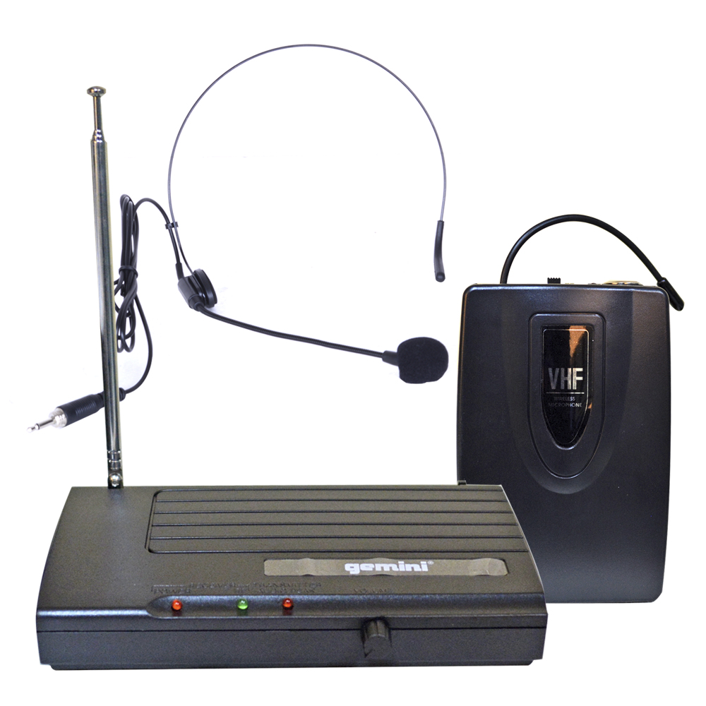MICROFONO INALAMBRICO VHF  HEADSET GEMINI         