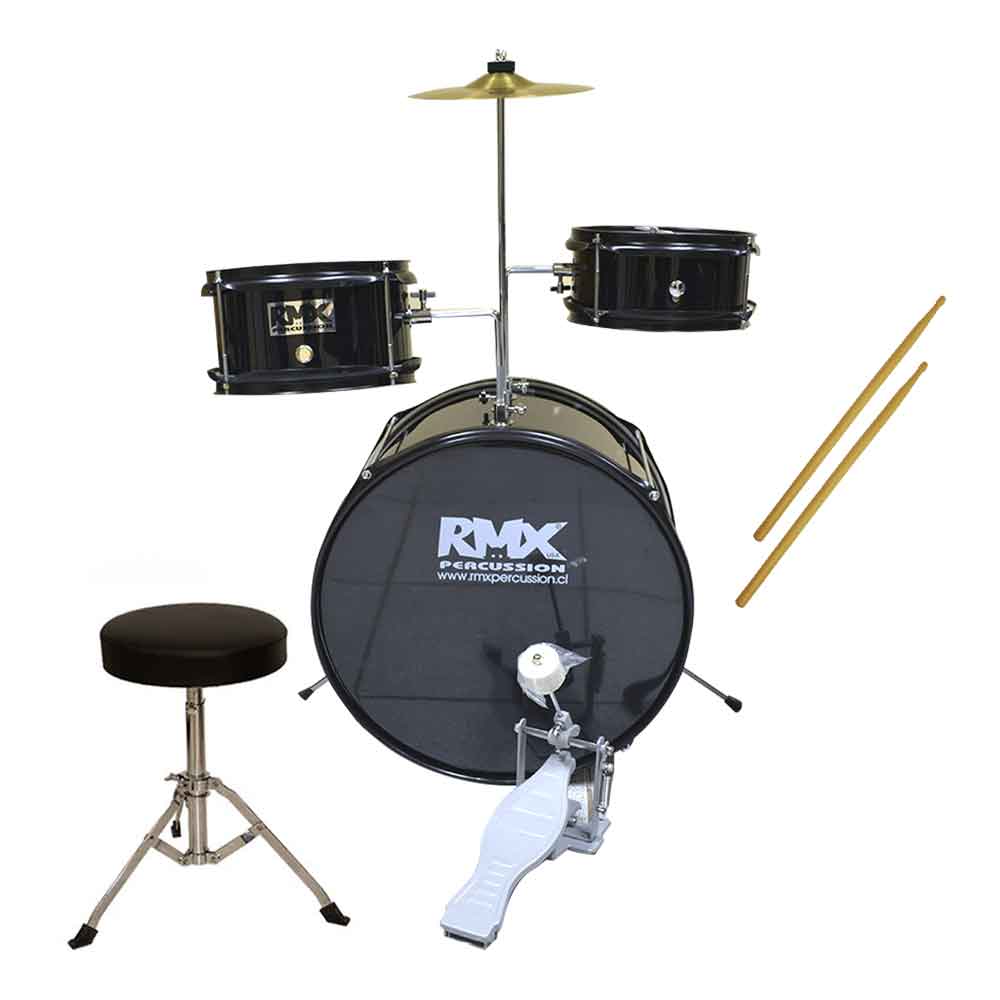 BAT.NIÑO 3PCS.NEGRA RAD-2/BK RMX                  