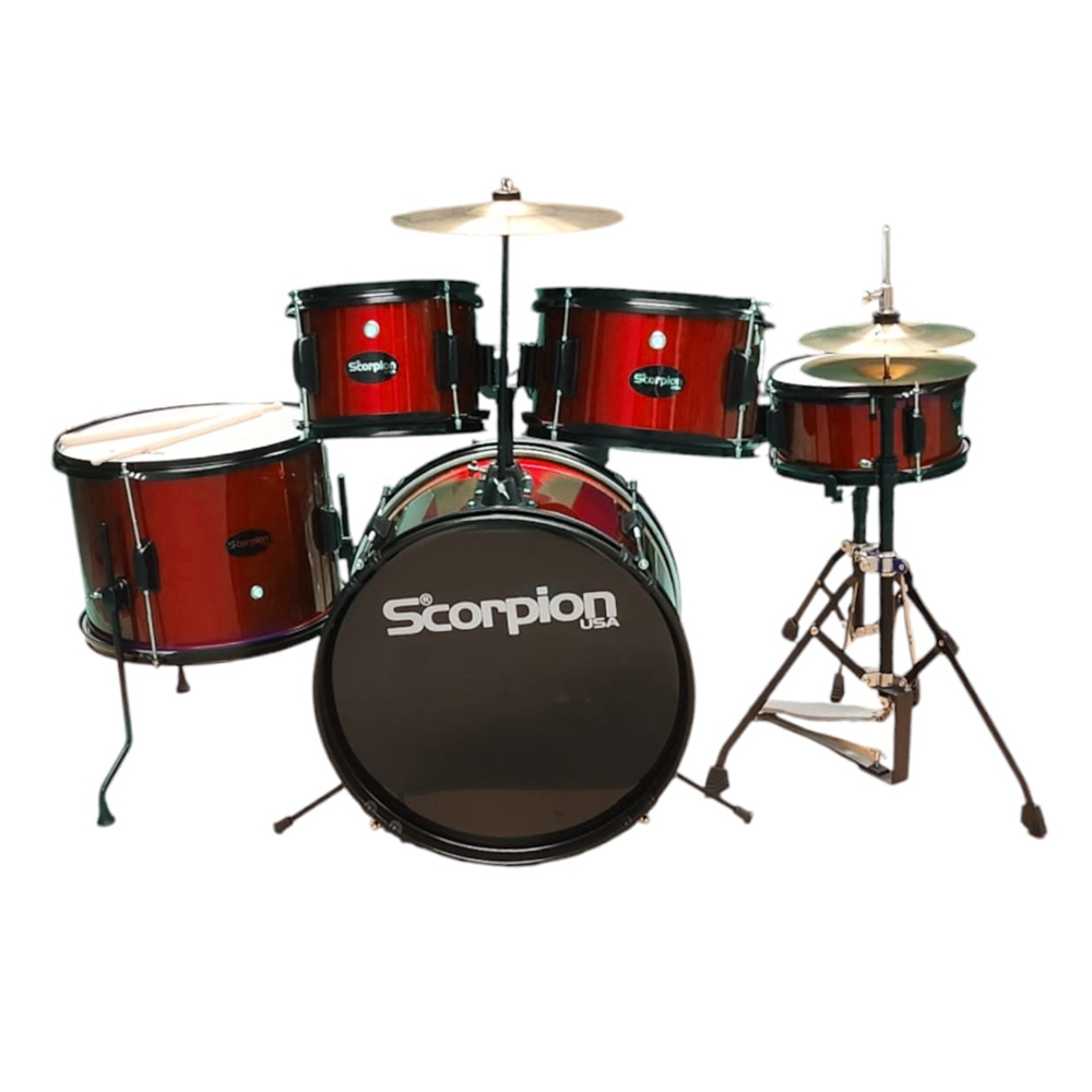 BAT.JUNIOR 5PCS.PL+PISO(ROJA)SCB-5R/SCORPION      