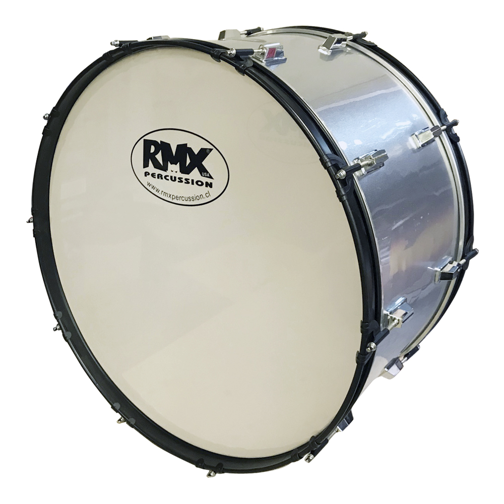 BOMBO DE BANDA 26X12 SILVER MOD.BDBT-1080 RMX    