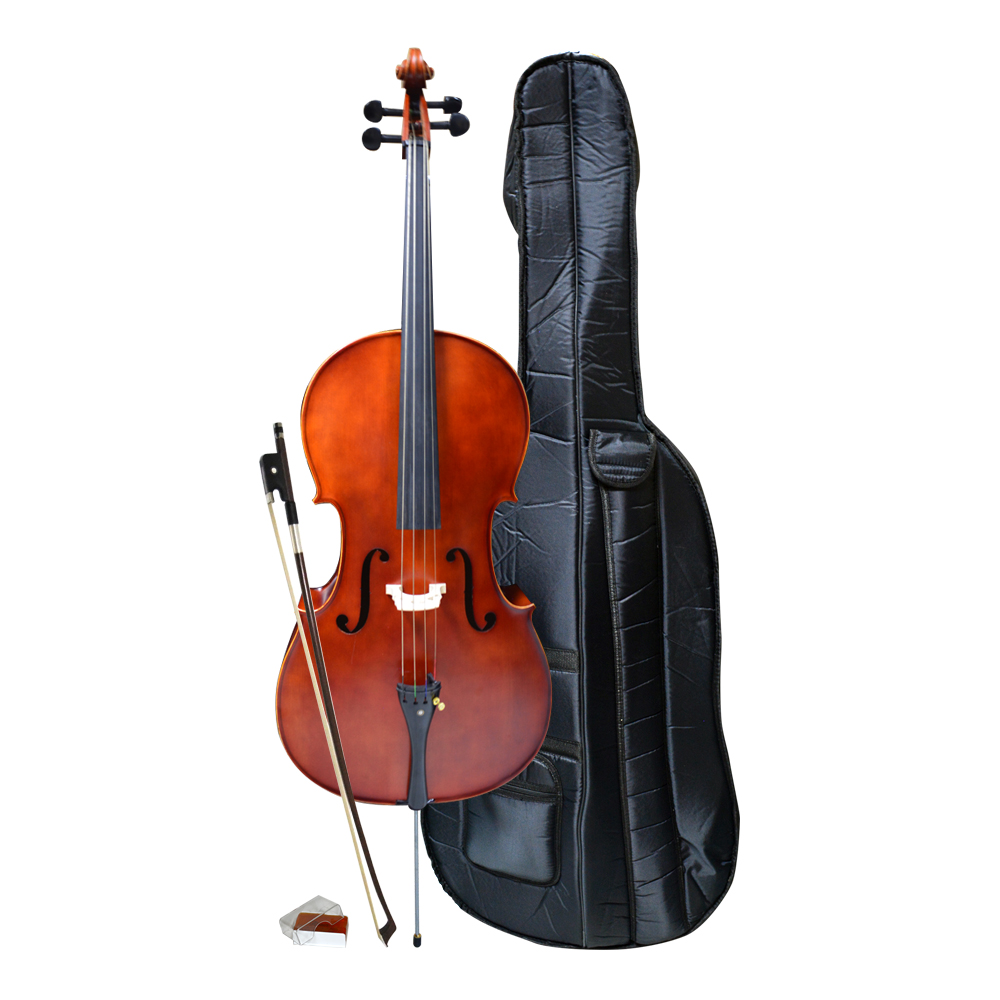 CELLO 4/4 SOLIDO MA-400 HECHO A MANO + ESTUCHE ETINGER